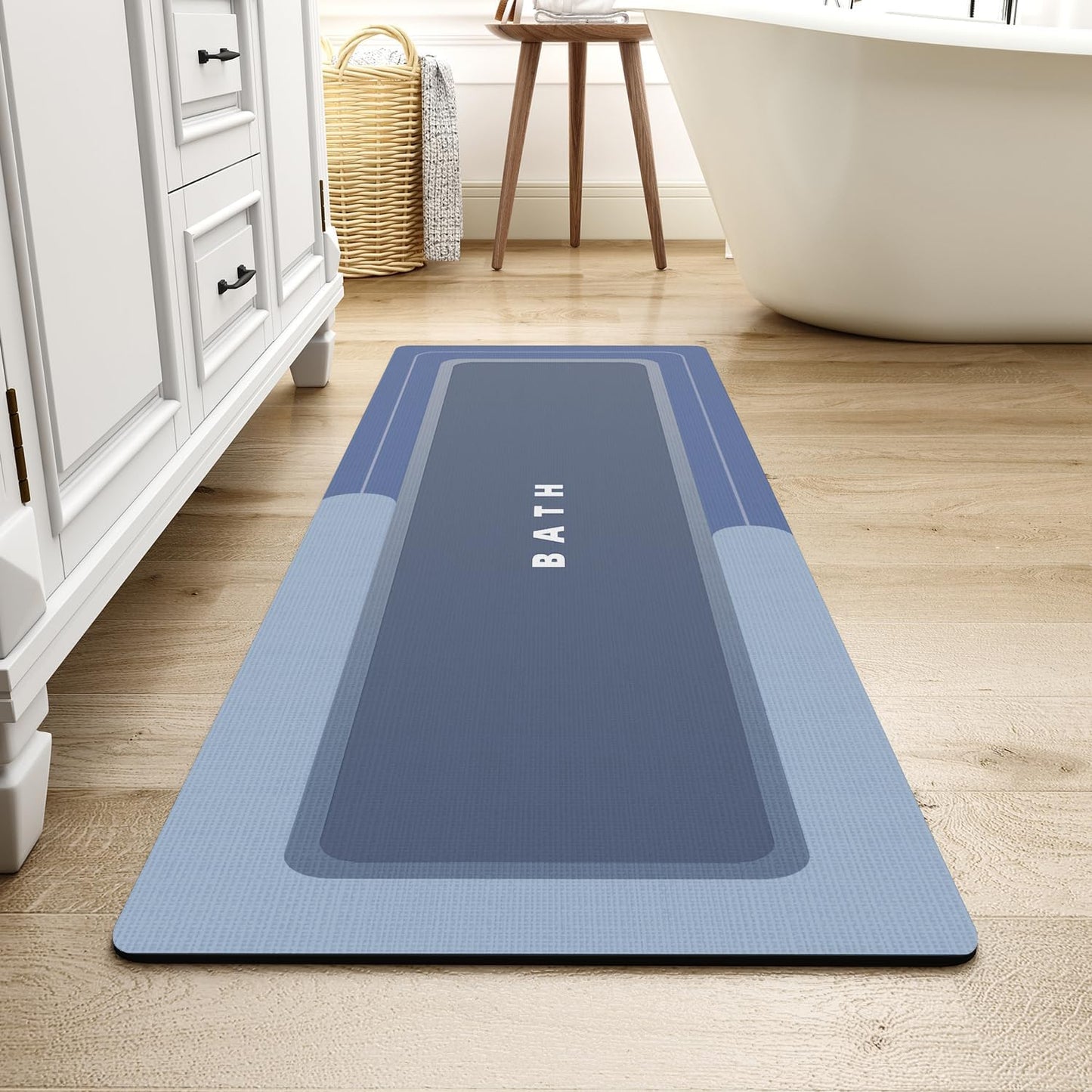 MontVoo Long Non Slip Super Absorbent Bathroom Runner Mat