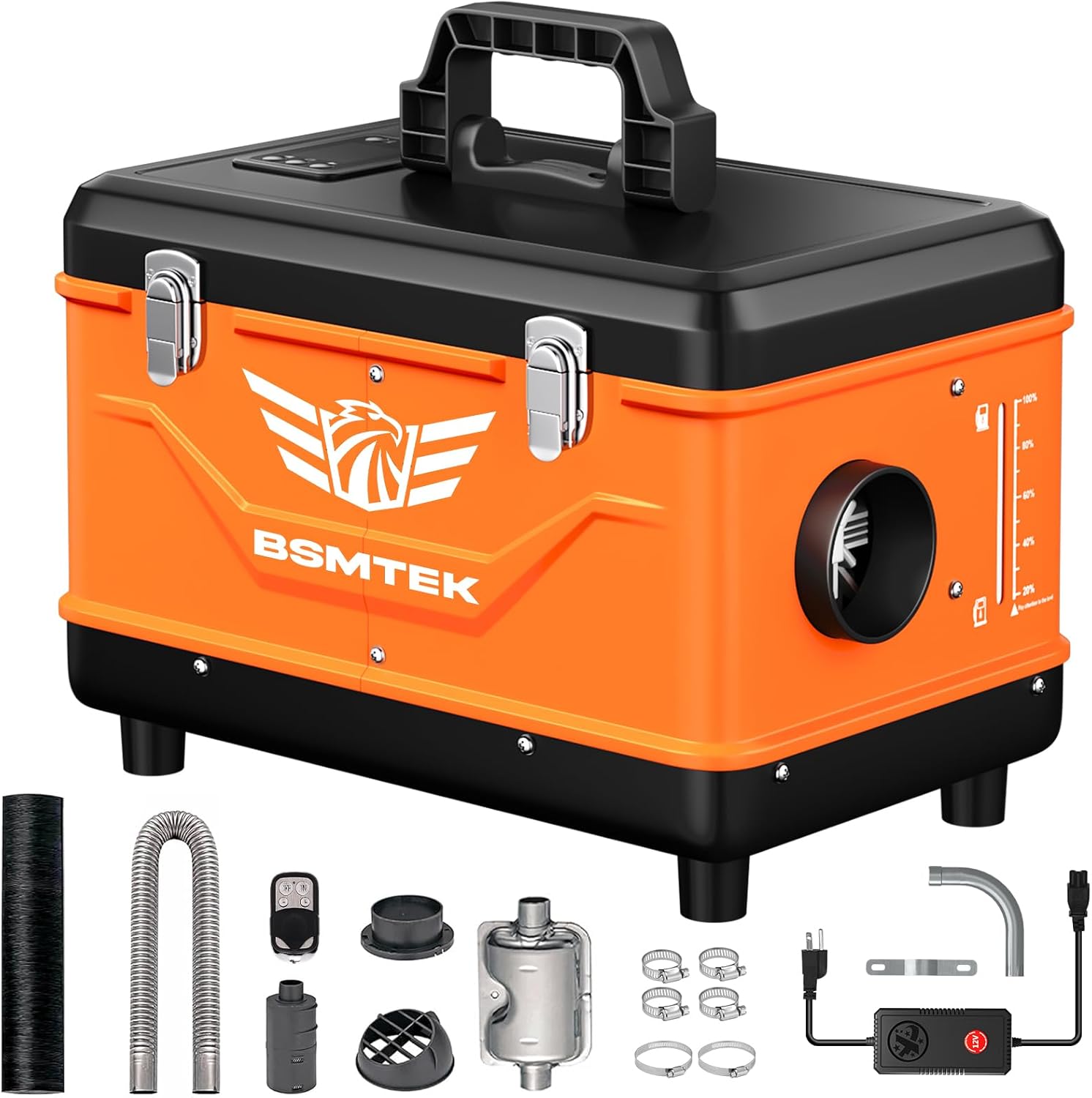BSMTEK 8KW Diesel Heater: Fast Heating All-in-One! 