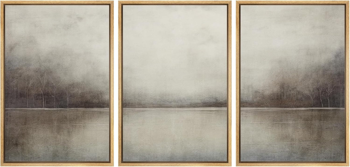 MUDECOR Framed Canvas Print Wall Art Set for Modern Decor