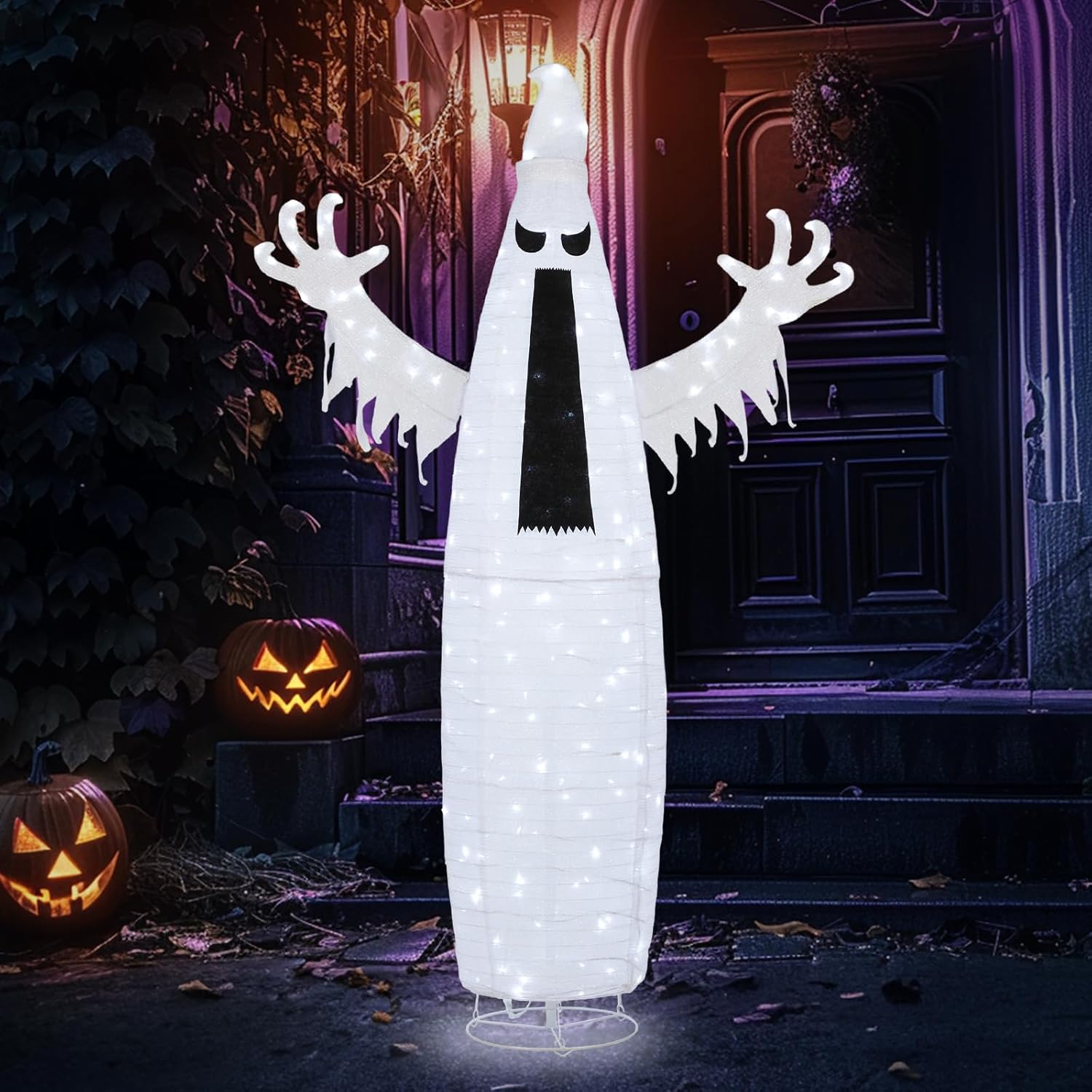 5.9FT Lighted Halloween Ghost Decorations for Spooky Vibes