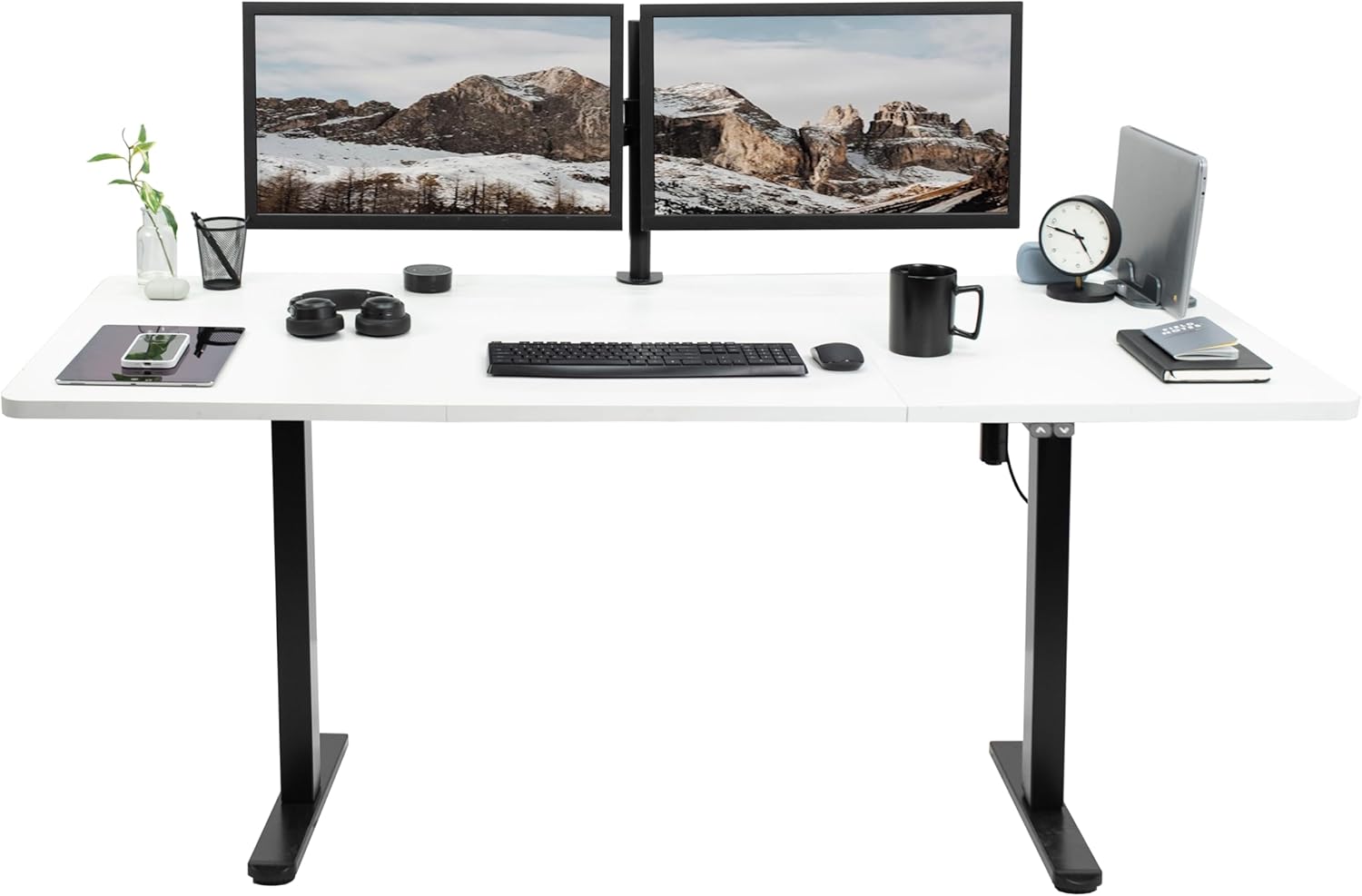 VIVO Electric Stand Up Desk with Height Adjustable Features