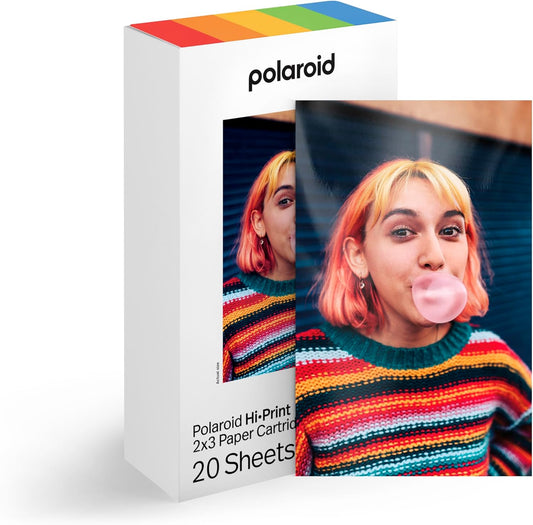 Polaroid Hi-Print 2x3 Photo Paper - Print 20 High-Quality Photos!