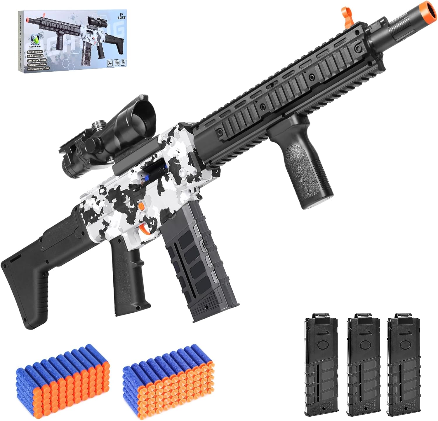 Realistic Sniper Rifle Toy Guns for Kids with Soft Darts