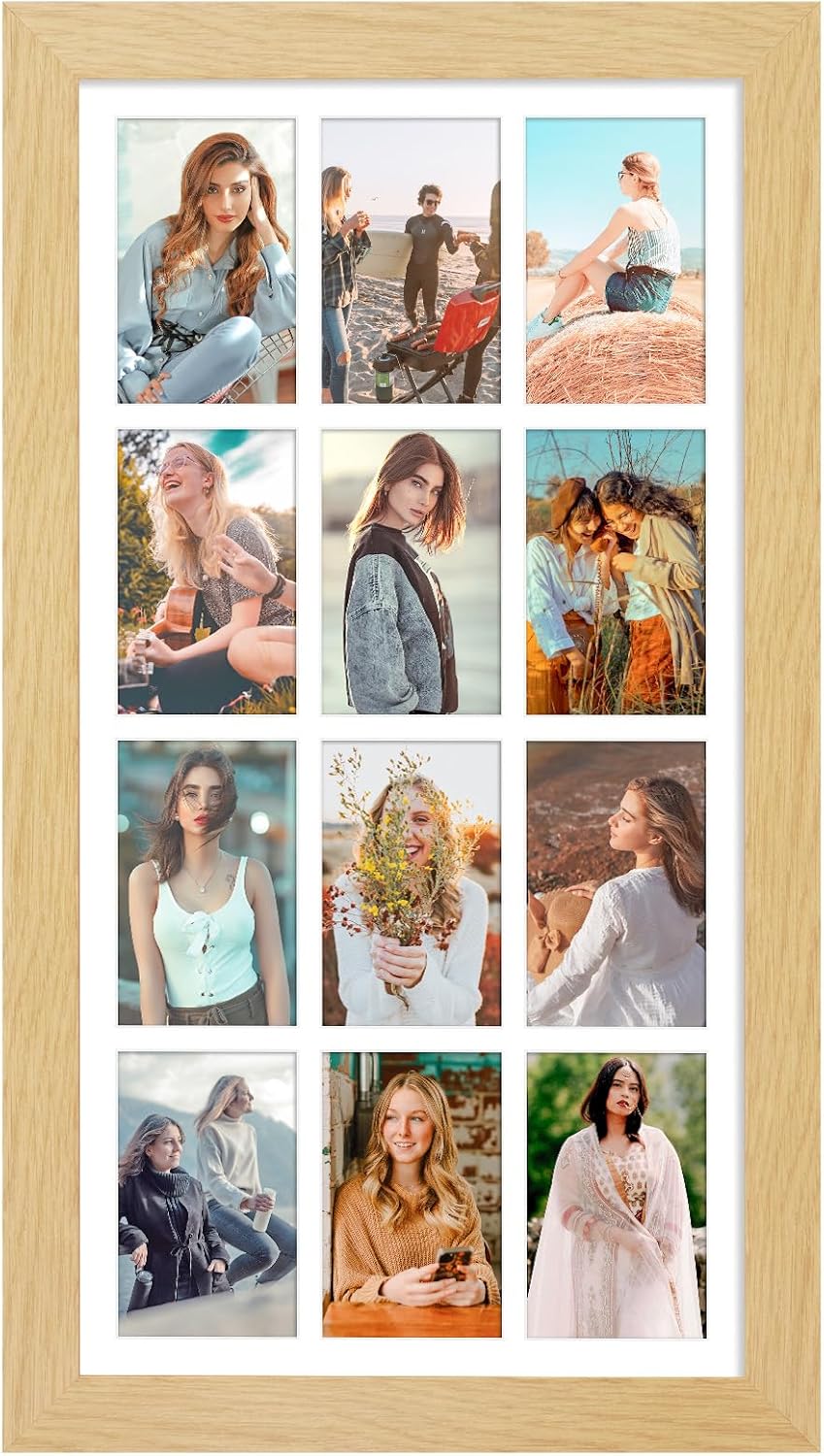 13x25 Picture Frame Display Collage for Home and Office Decor