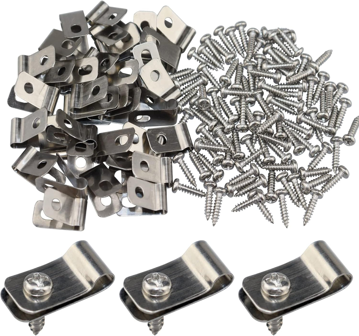 Wire Fence Clips Metal 400 Pcs for Strong Fencing Solutions
