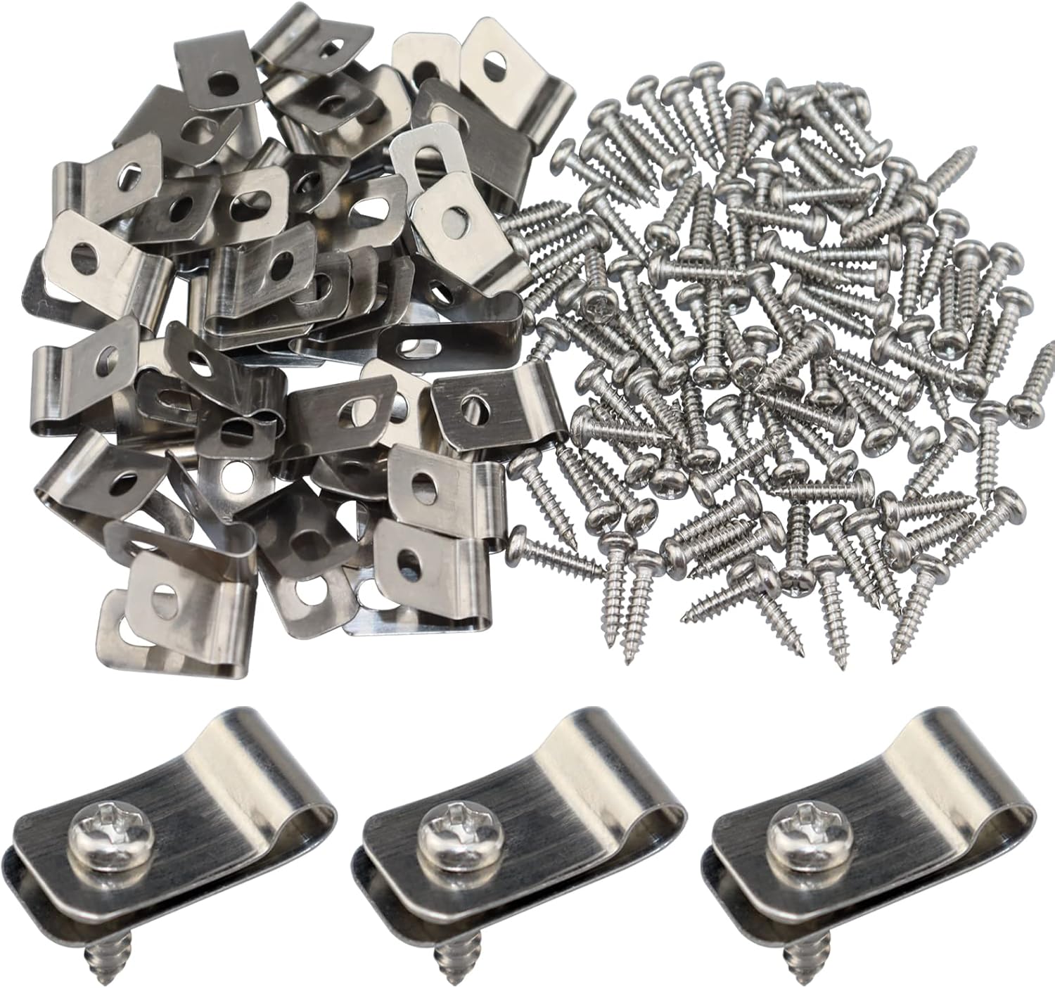 Wire Fence Clips Metal 400 Pcs for Strong Fencing Solutions