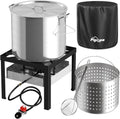 80QT Crawfish Boiler with Dustproof Cover and Skimmer Included