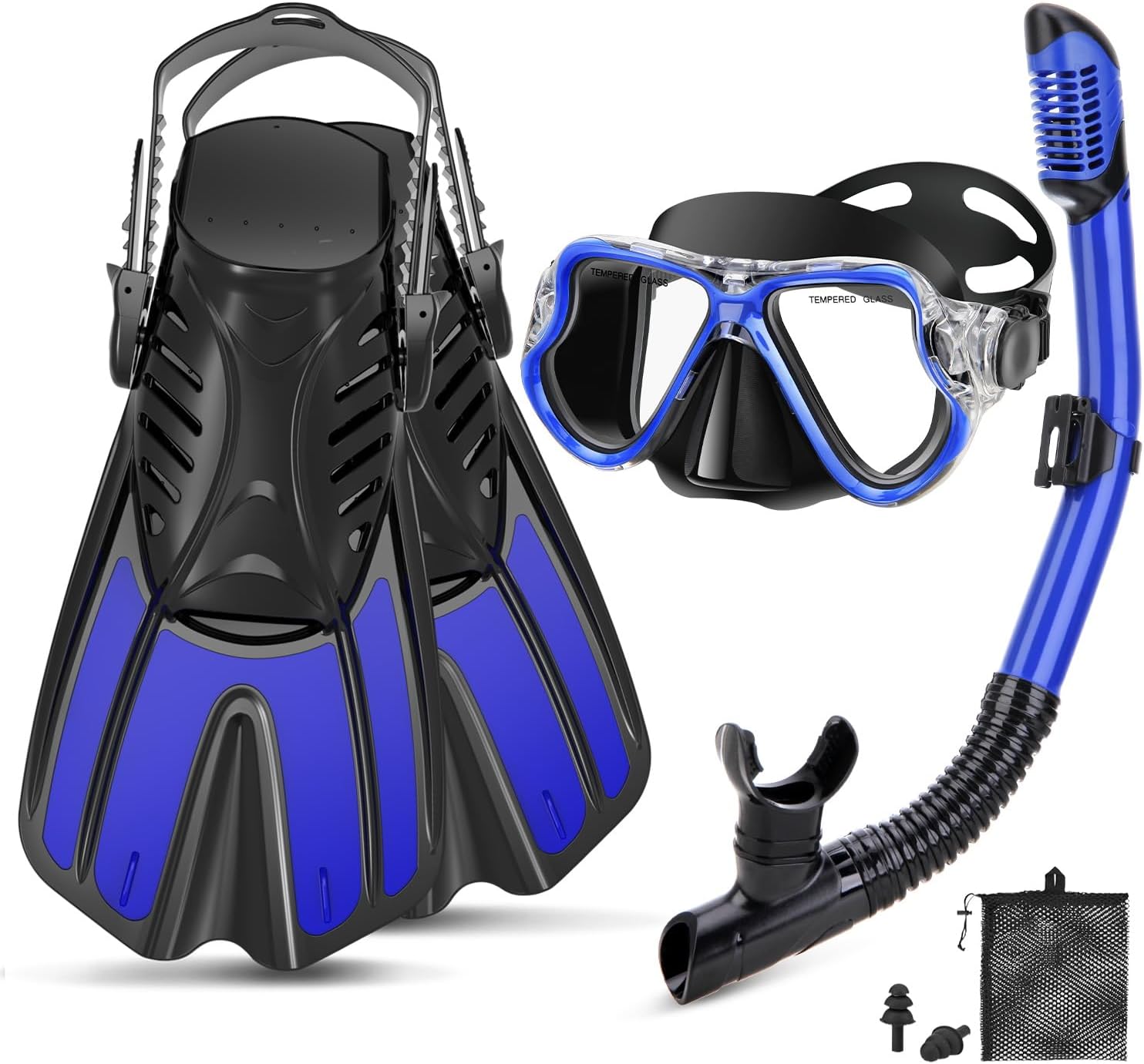 Panoramic View Snorkel Set for Adults by PIYAZI