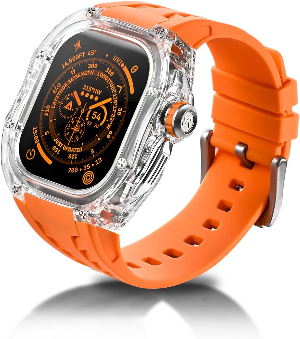 Translucent Designer Rugged Case for Apple Watch Ultra 49mm
