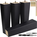 Premium Black Square Furniture Legs for All Types of Furniture
