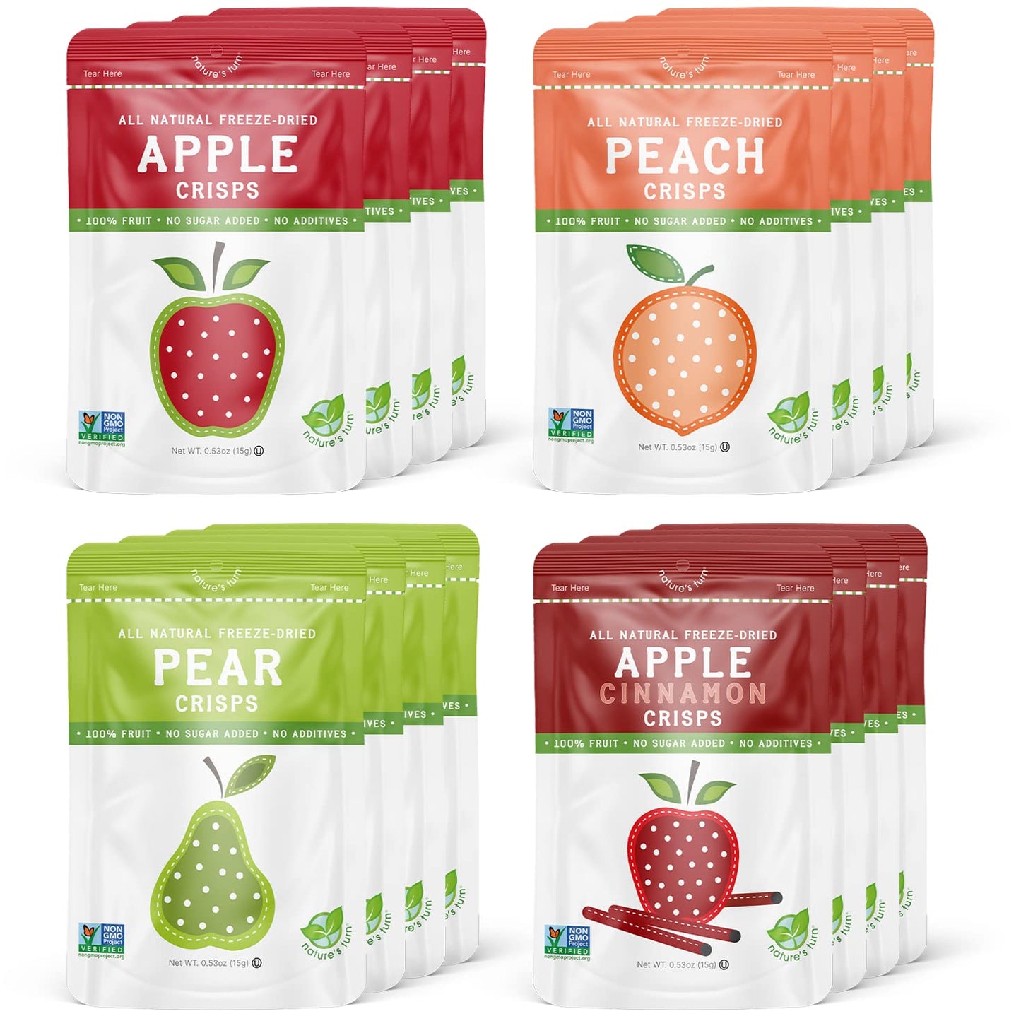 Natures Turn Freeze-Dried Fruit Crisps - Healthy Plant-Based Snack