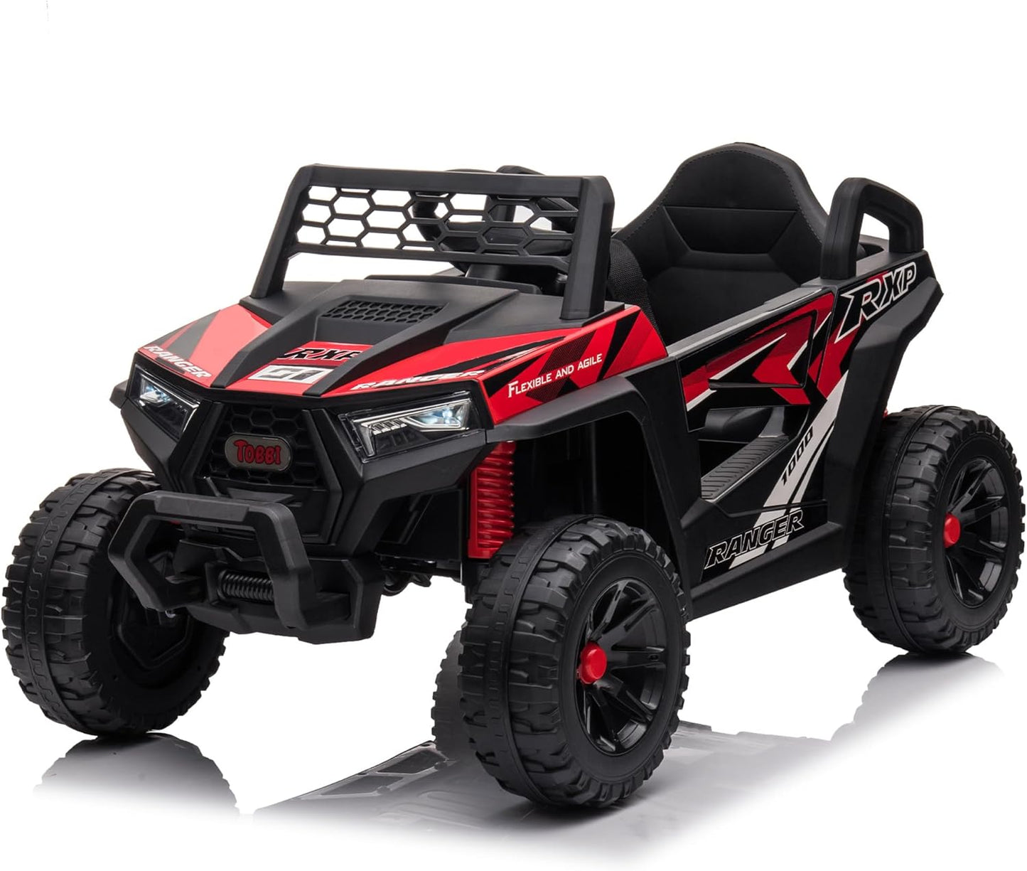 TOBBI 12V Kids Ride on Car - Electric Off-Road UTV Truck