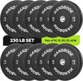 Bumper Plates 2 - Inch Olympic Weight Plate Set for Barbell - Durable