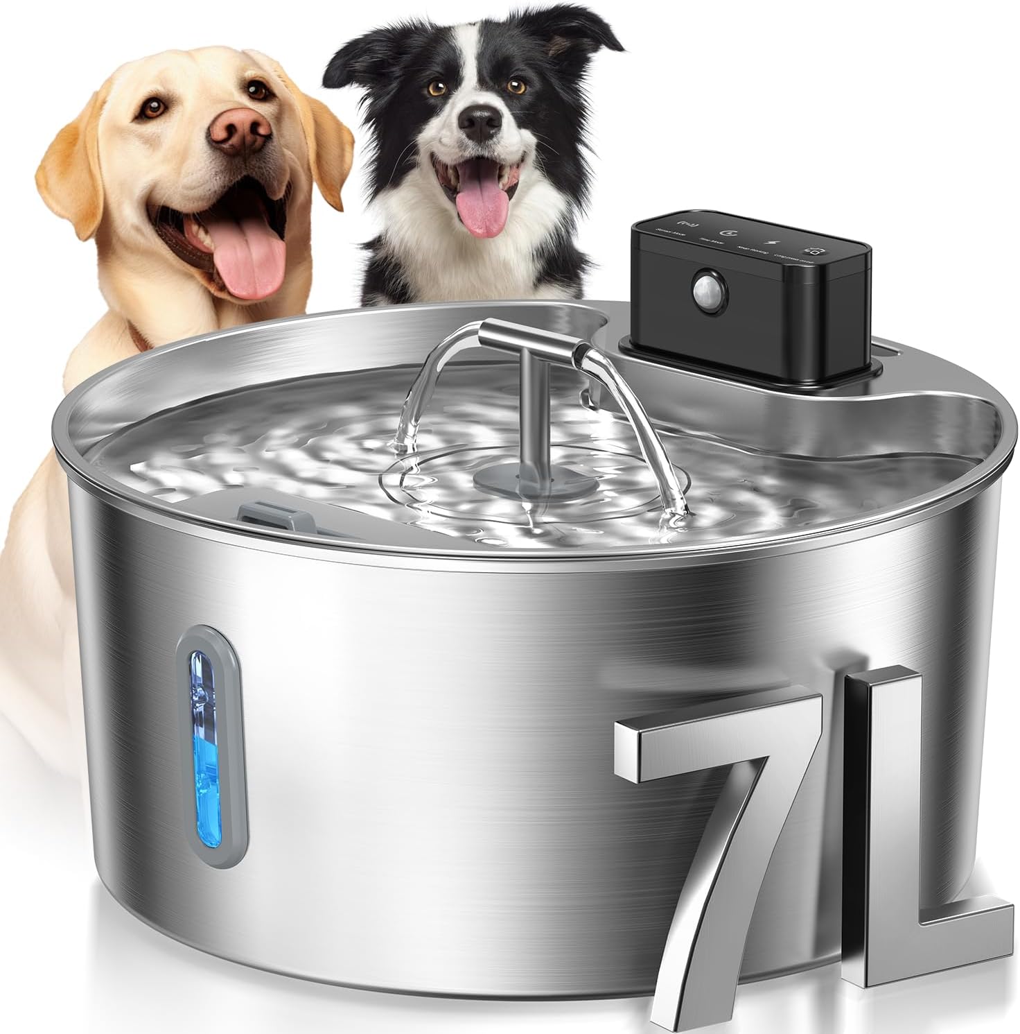 Voluas Dog Water Fountain - Automatic Dispenser for Pets