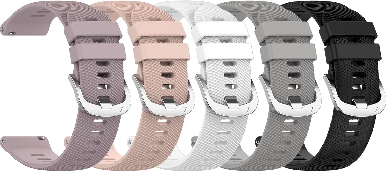 FitTurn Soft Silicone Watch Band for Bestinn 1.47'' Tracker
