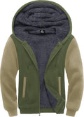 SCODI Hoodies for Men Heavyweight Fleece Sweatshirt - Sherpa Lined