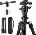 K&F Concept 76 in Camera Tripod with Rotatable Multi-Angle Column