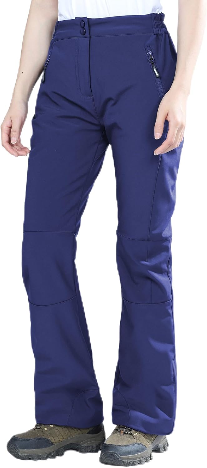 Outdoor Ventures Women's Waterproof Softshell Ski Pants for Hiking