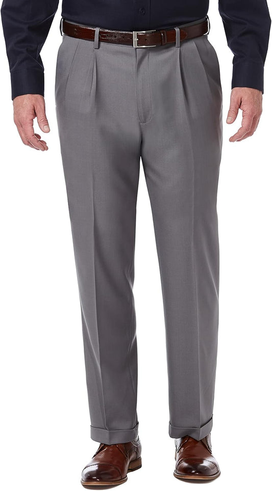 Haggar Men's Premium Comfort Classic Fit Pleat Front Pant Review