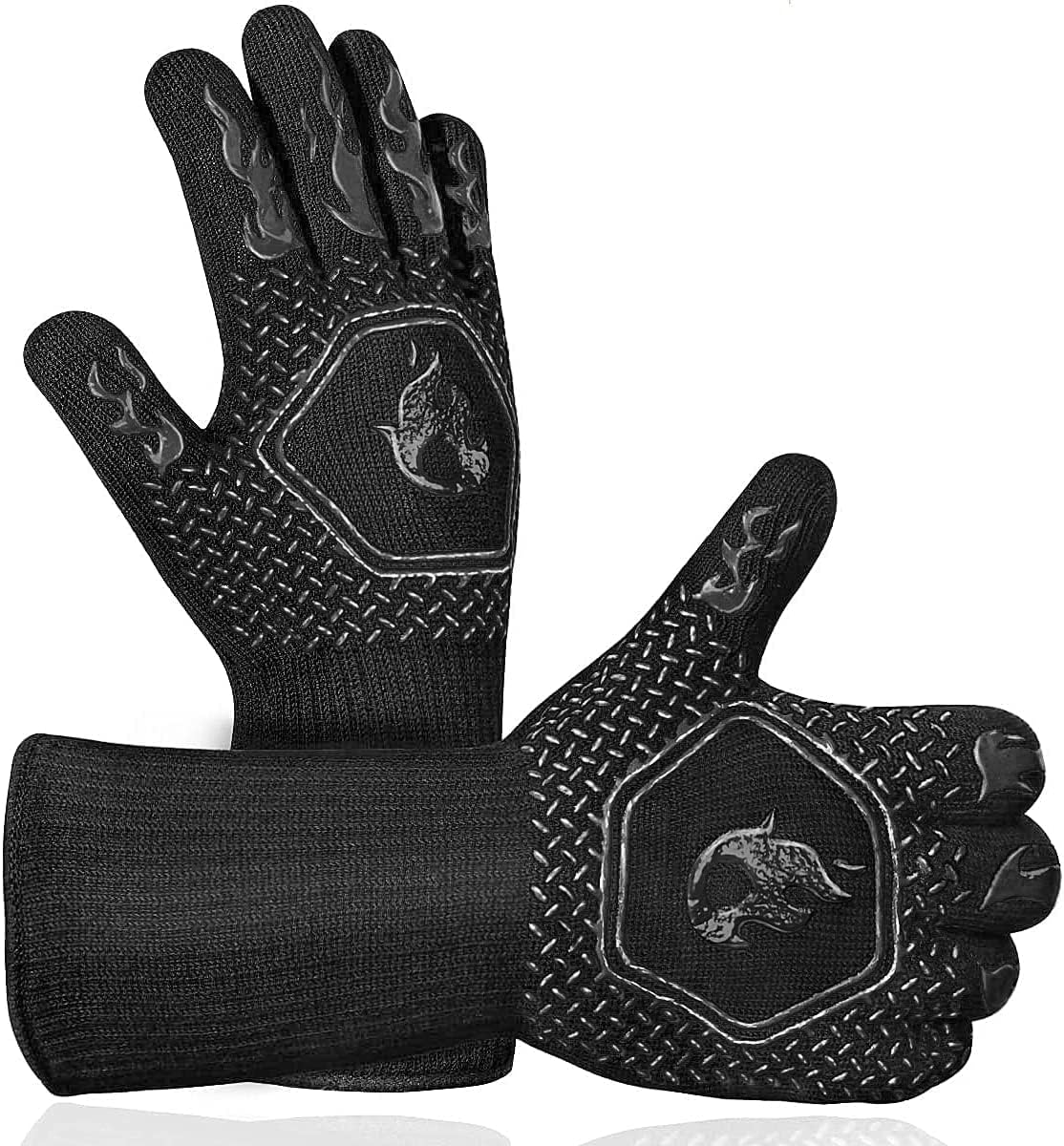 Redriver Heat Resistant BBQ Gloves: 1472F High Temp Protection
