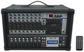 Rockville RPM109 V2 12-Channel Powered Mixer - High-Output Live Mixer