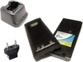 Replacement Icom BP-209N Battery and Charger for Two-Way Radio