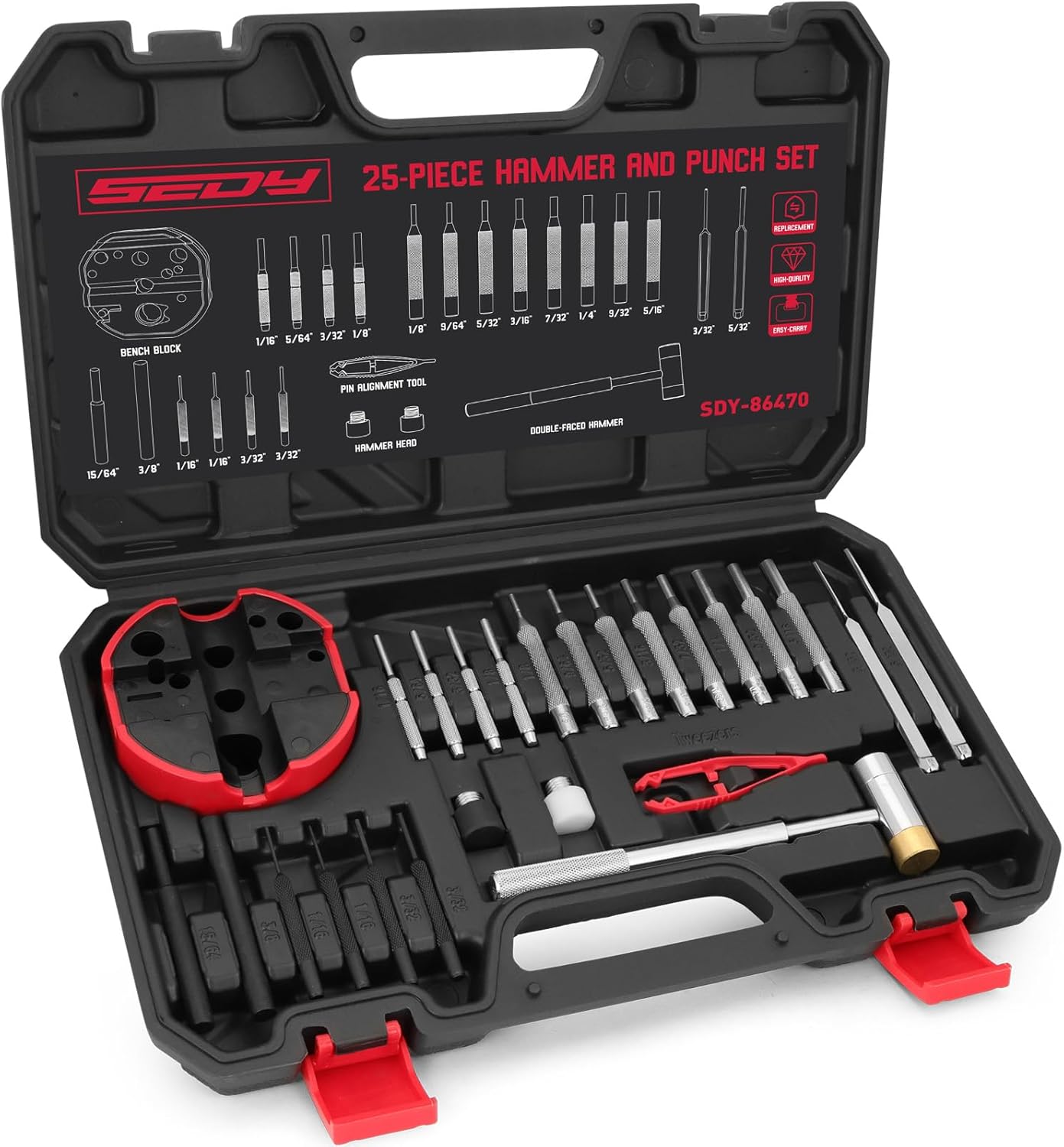 Premium Pin Punch Hammer Set for Precision Mechanical Repairs