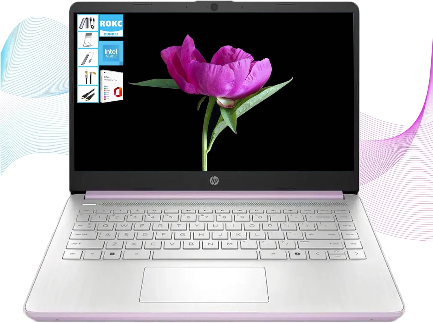HP AI-Powered 14 HD Laptop with 16GB RAM and 1TB Cloud Storage