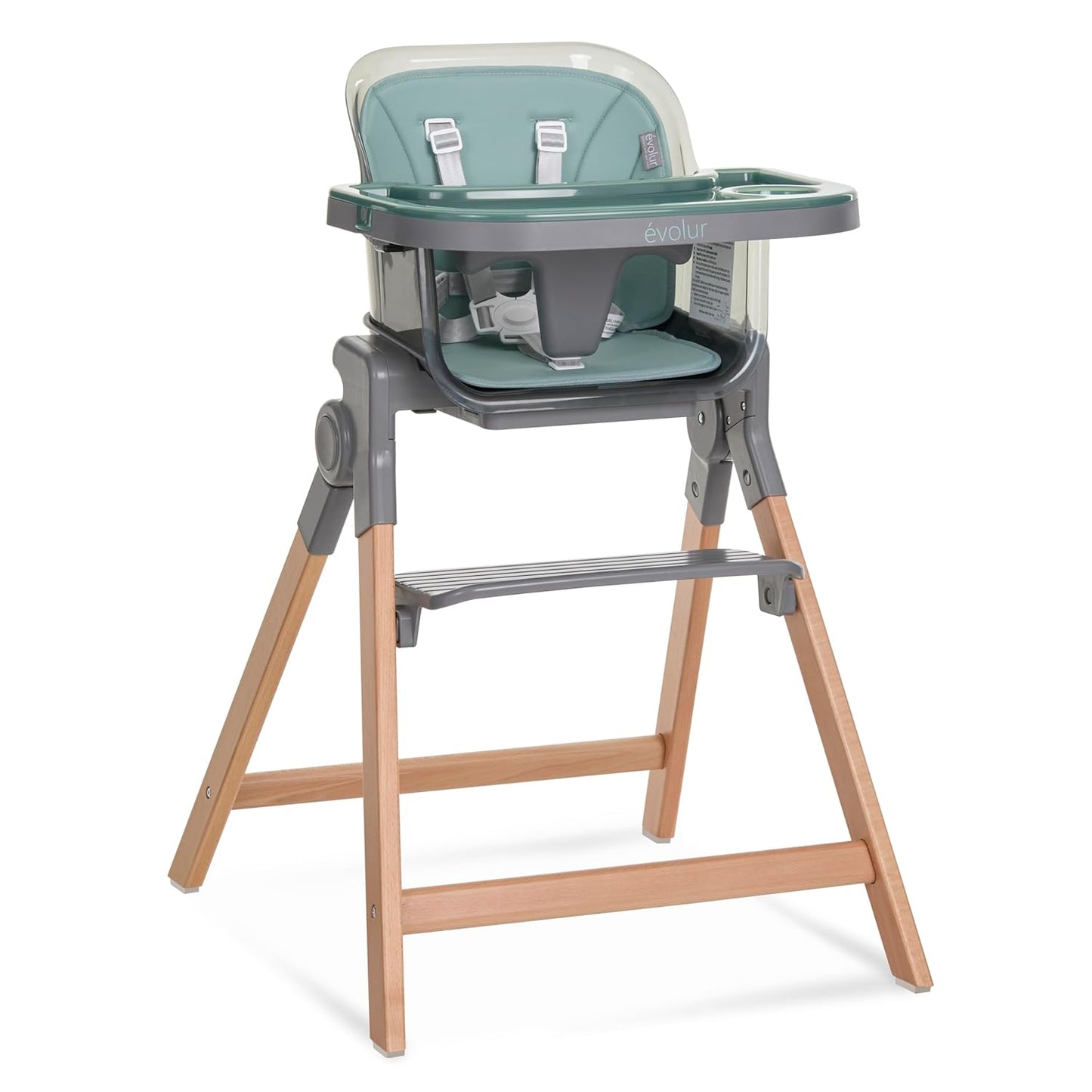 Evolur TinyThrone 2-in-1 Highchair for Effortless Feeding