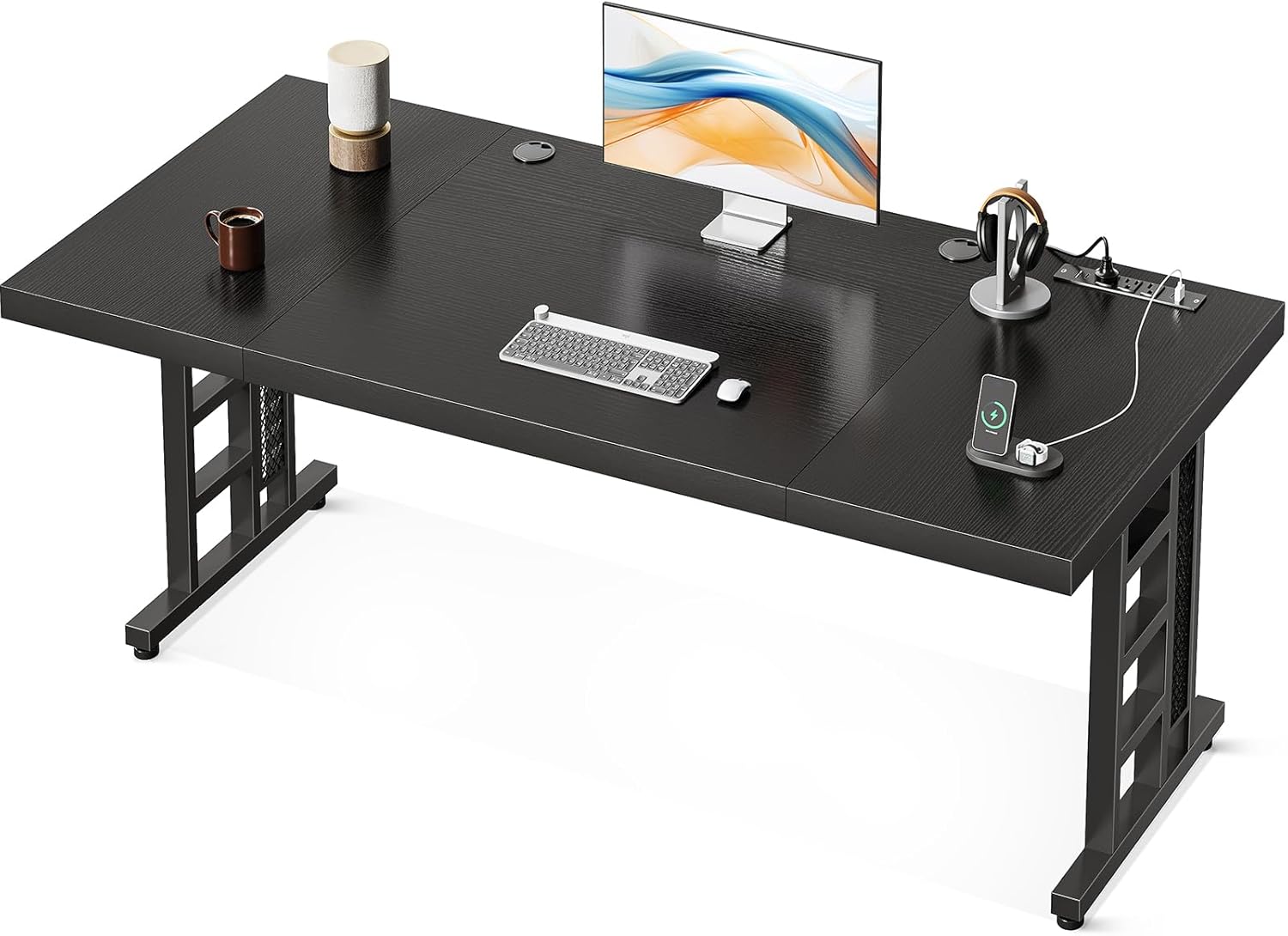 ODK 71 Executive Desk with Power Outlet - Spacious & Stylish