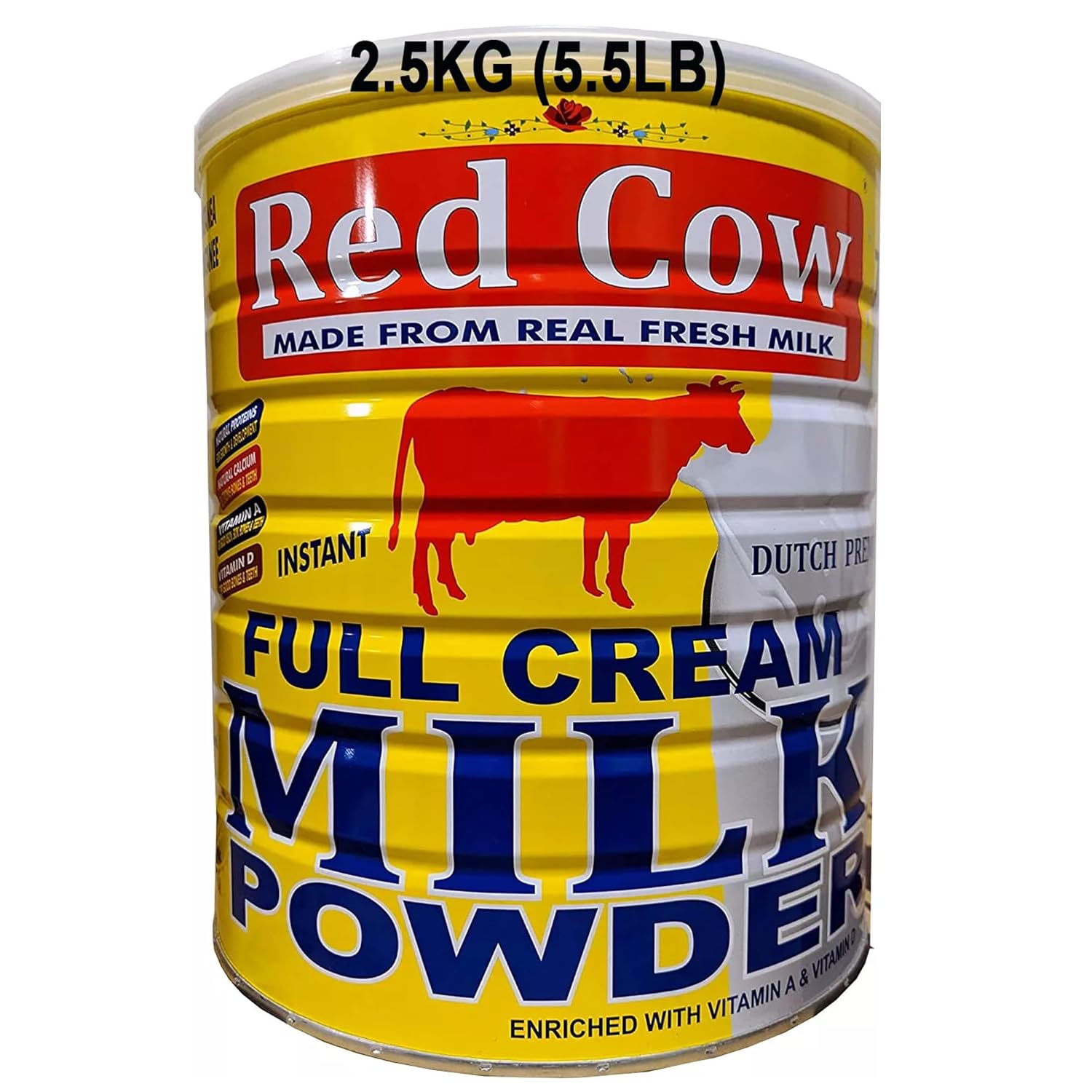Red Cow Full Cream Milk Powder 2.5 Kg for Rich Nutrition