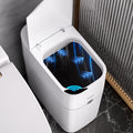 Motion Sensor Bathroom Trash Can with Lids - Slim 3.5 Gallon Smart Bin