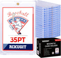 40 Pack Magnetic Card Holders - One Touch 35PT Card Protectors