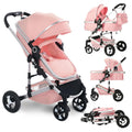 Convertible Baby Stroller 3 in 1 Folding Infant Stroller - High