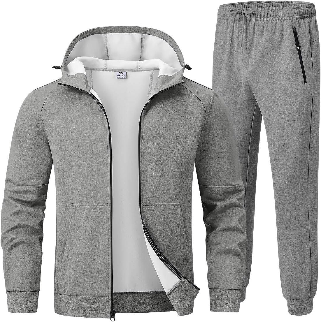 Rdruko Men's Fleece Sweat Track Suit for Winter Workouts