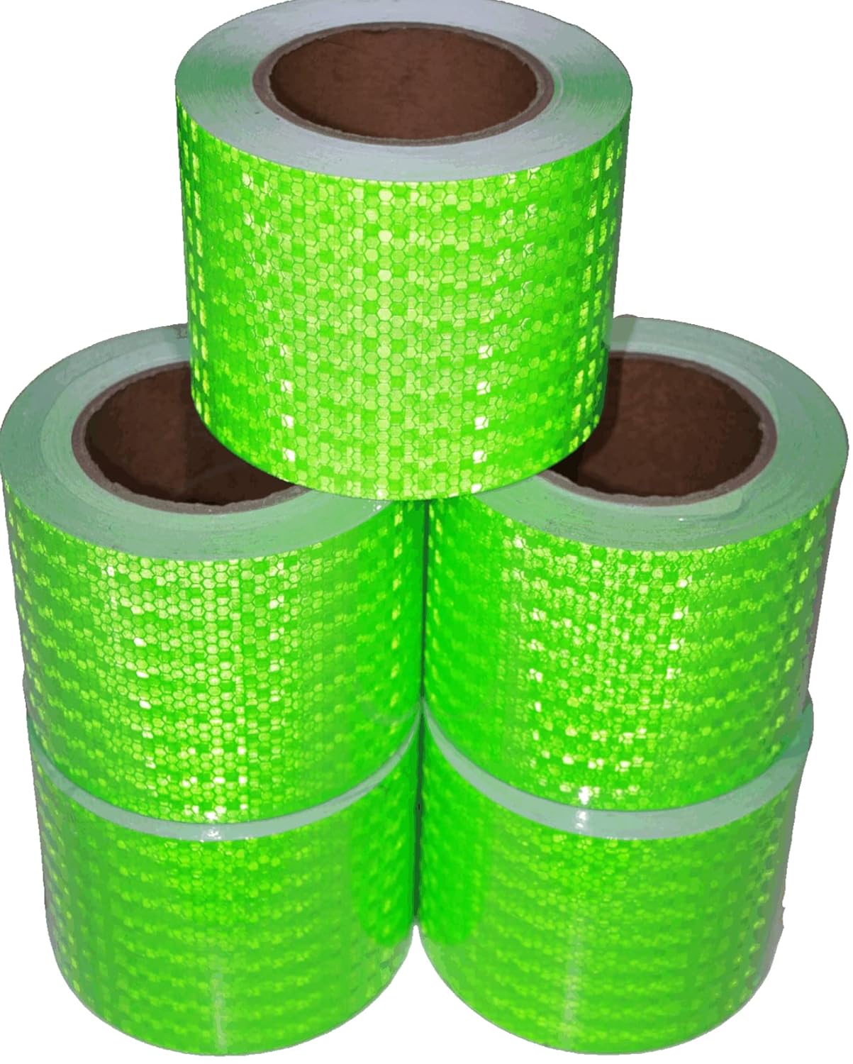 Reflective Green Tape 4 inch X 68 FT for Safety and Visibility
