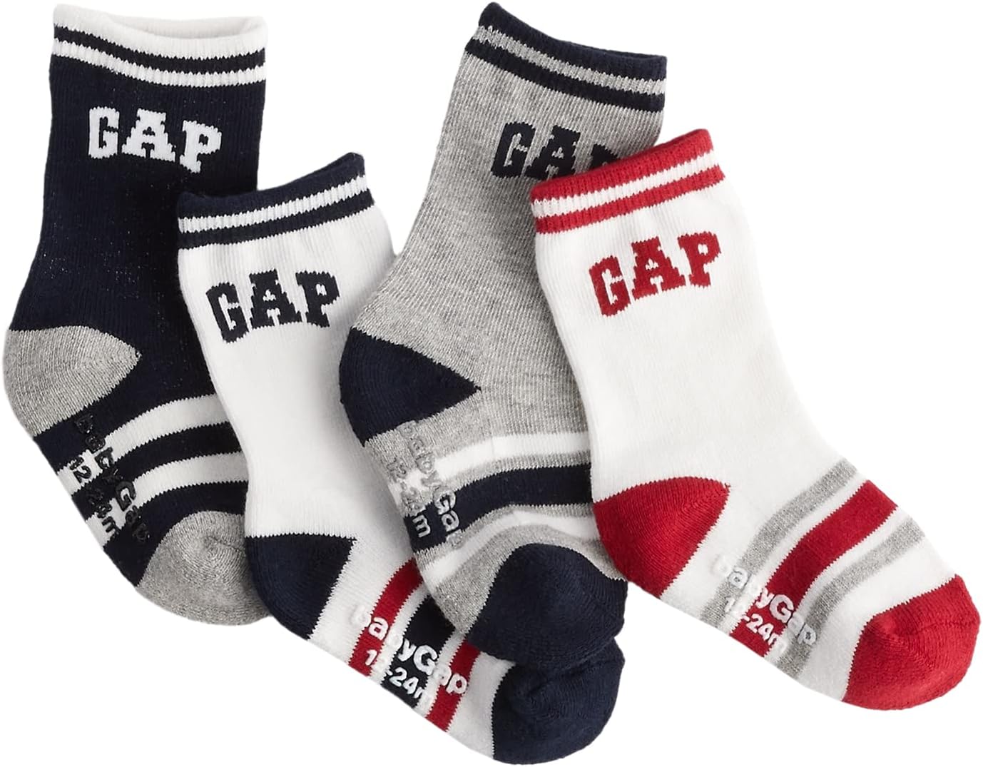 Cozy Comfort: GAP Baby Boys' 4-Pack Crew Socks