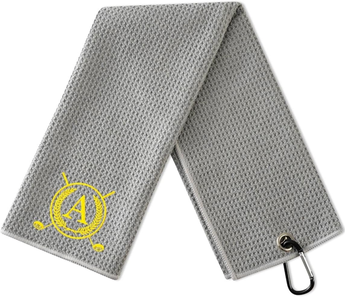 Monogrammed Microfiber Golf Towel - Personalize Your Swing!