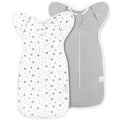 2-Pack Baby Swaddle Sleep Sack 0-3 Months - Arms Up Transitional