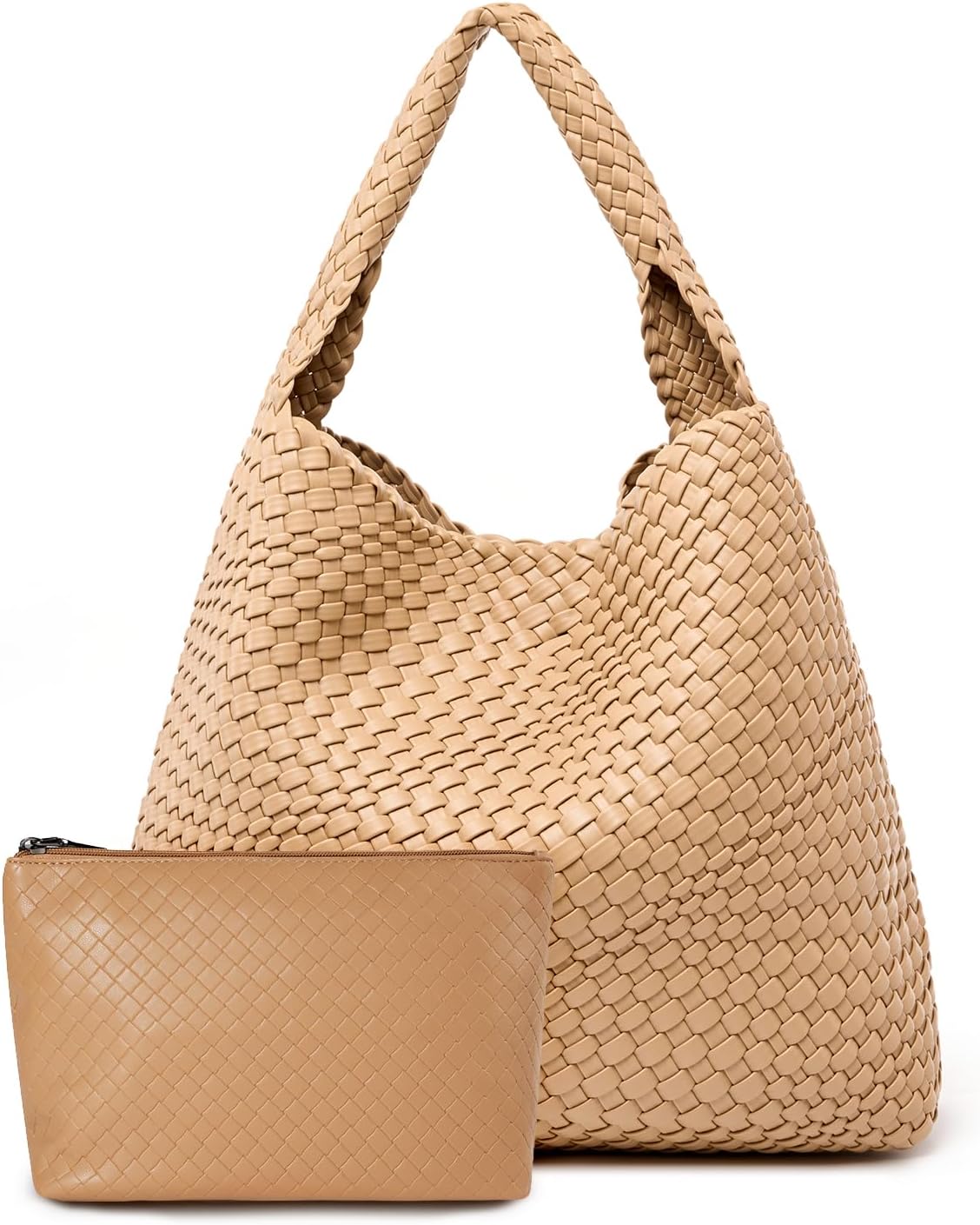 Large Woven Tote Bag for Women - Stylish and Versatile Design