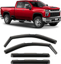 Voron Glass In-Channel Rain Guards for Chevy/GMC 2020-2026 Crew Cab