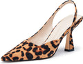 Patent Leather Slingback Stiletto Pumps for Women - DOrsay Pointed Toe