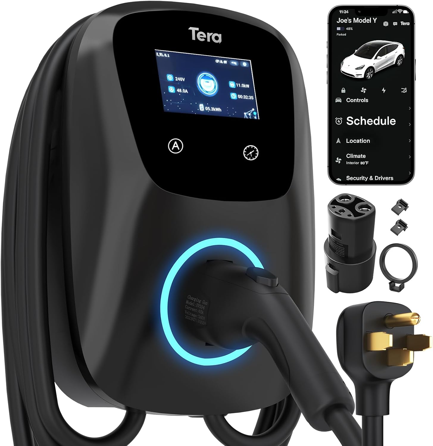 Fast & Convenient Charging With Tera EV Charger