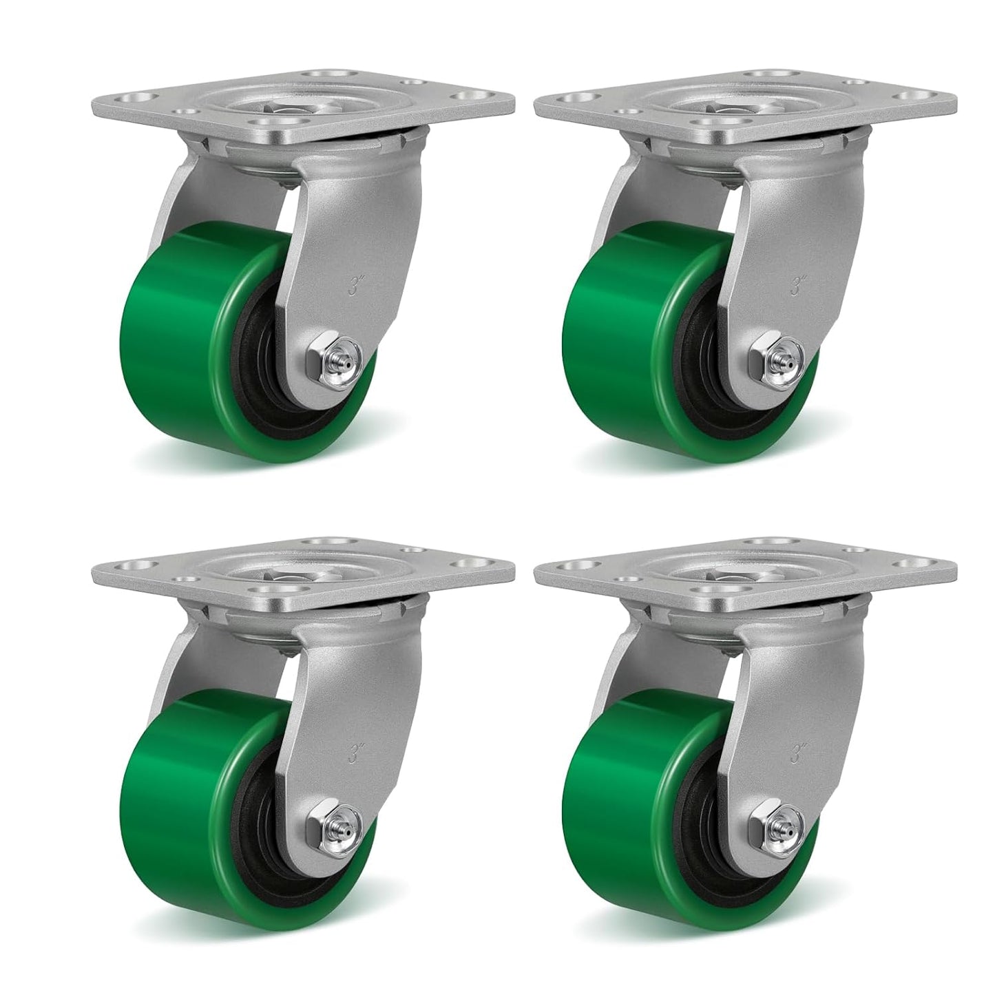 3 Inch Heavy Duty Caster Wheels for Industrial Equipment Use