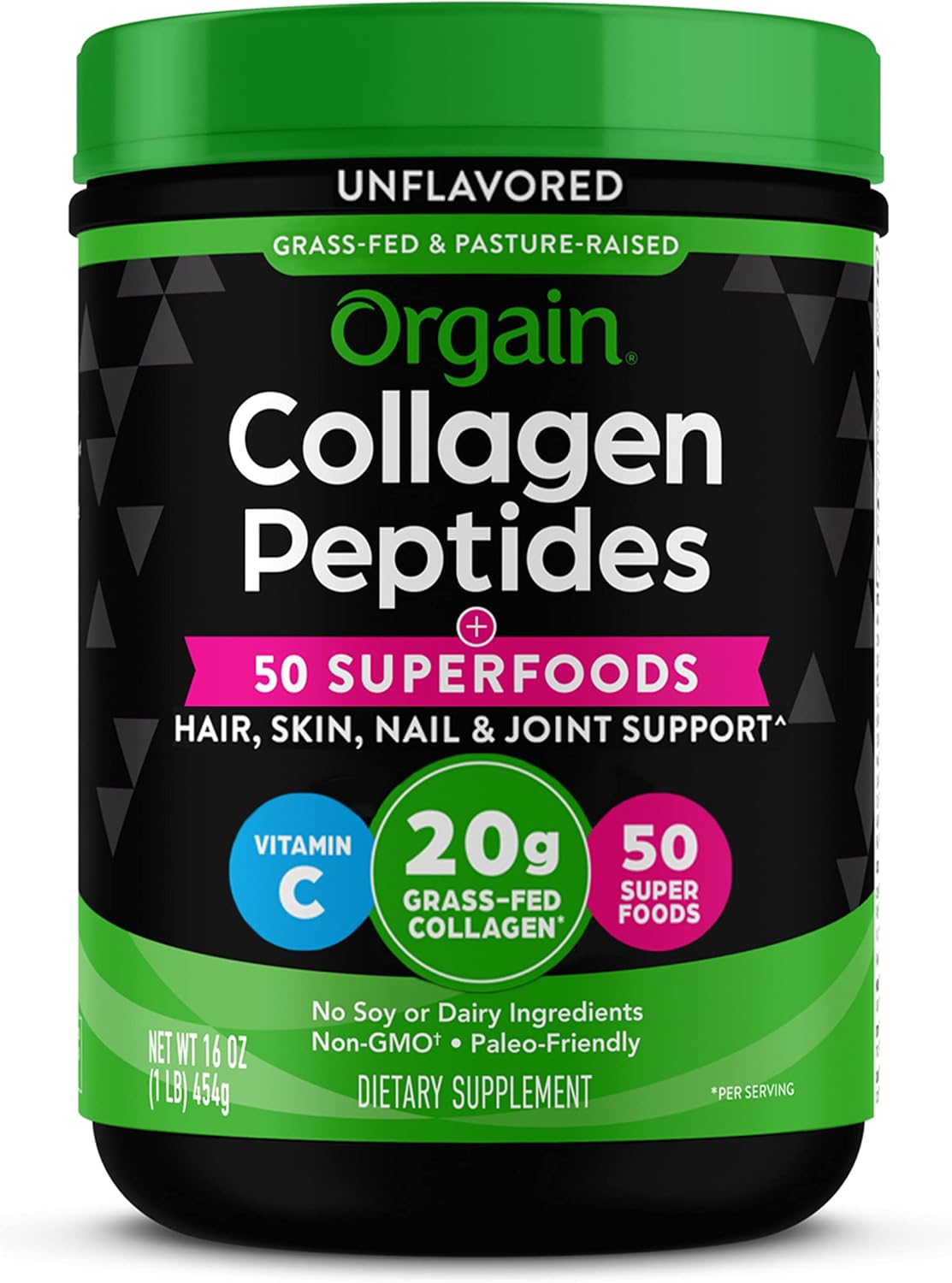 Orgain Hydrolyzed Collagen Powder with 50 Organic Superfoods