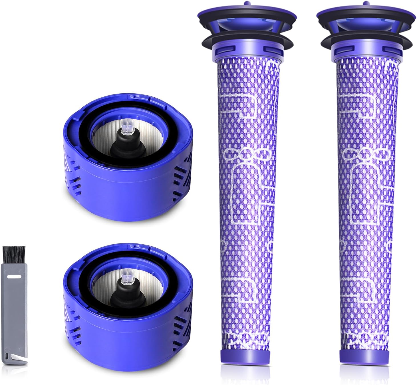 Clean Air 4-Pack HEPA Filter Kit for Dyson V6