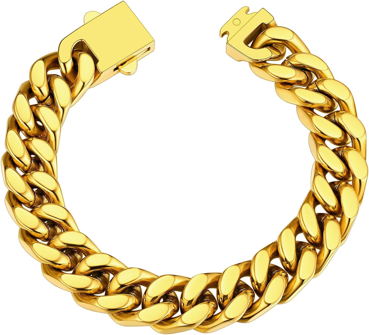 ChainsHouse Stainless Steel Cuban Link Bracelet for Men - Stylish Gift