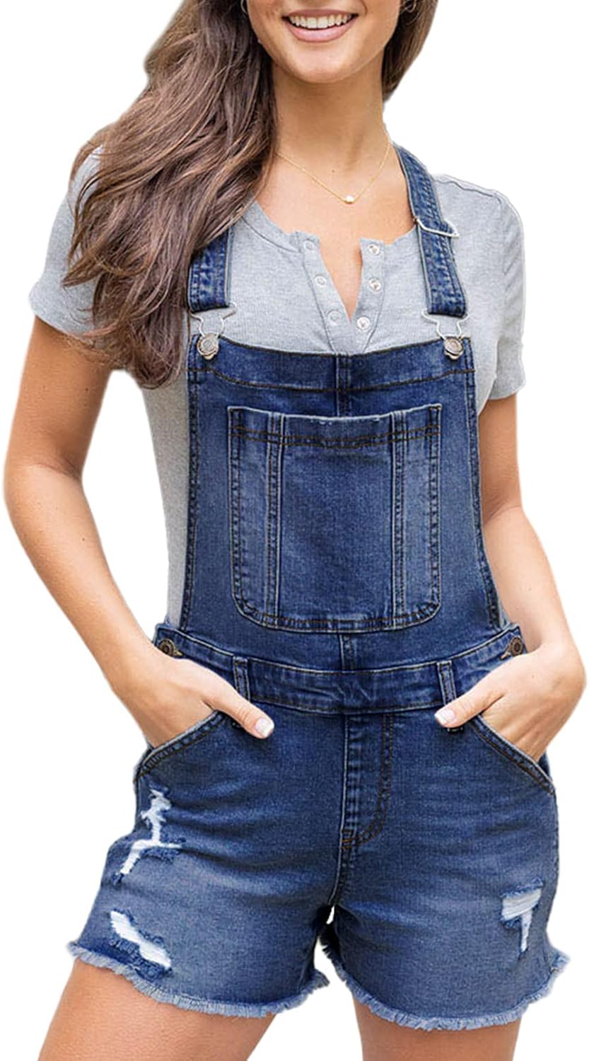 Stylish Pink Queen Women's Denim Shortalls for Every Occasion