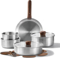 CAROTE 13pcs Tri-Ply Stainless Steel Cookware Set - Space-Saving