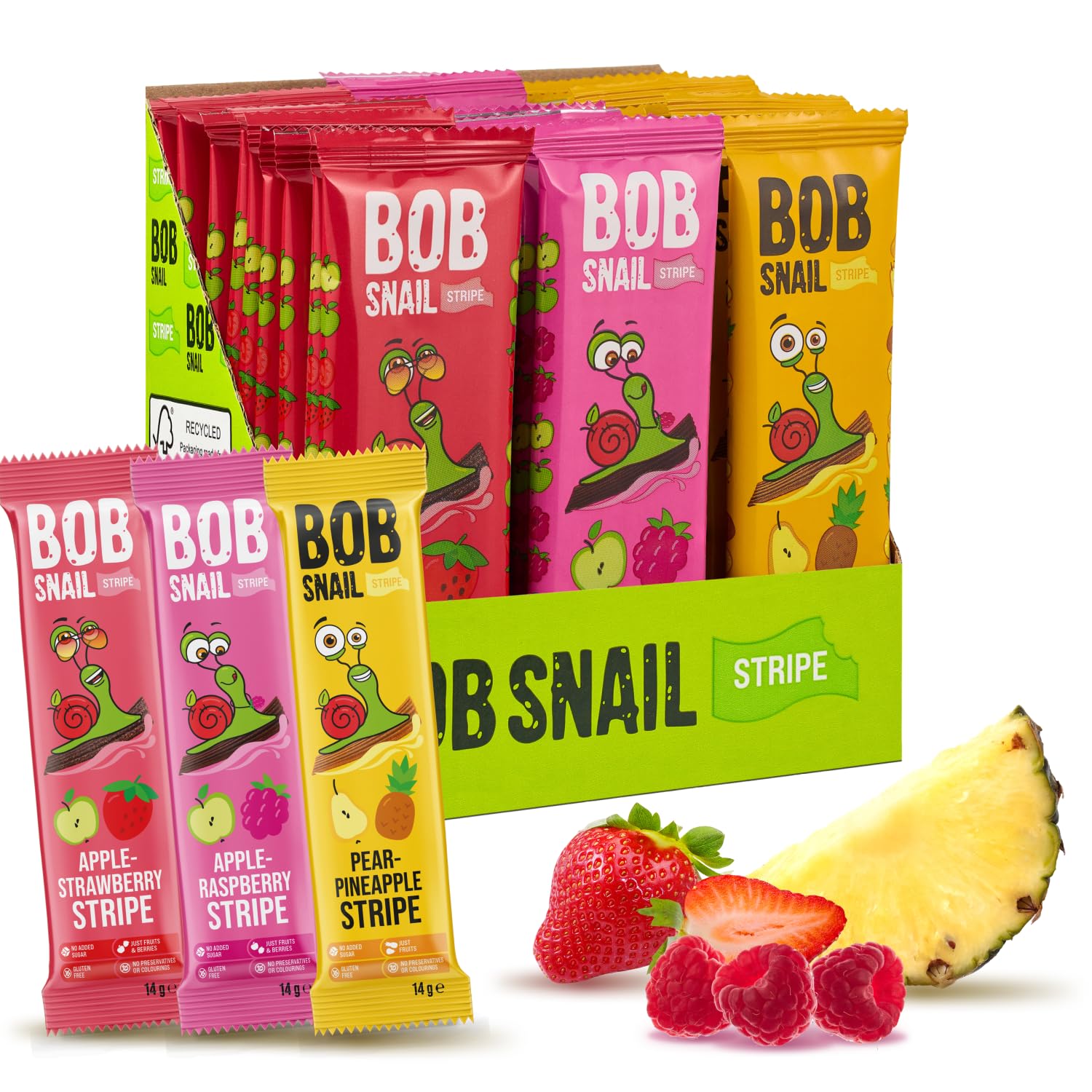 Healthy Organic Fruit Snacks for Kids and Adults - 30 Pack